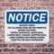 Signmission Security Check The Following Items Are Not OSHA Notice Sign, Plastic, 10in W x 7in L, 2PK OS-2PACK-NS-P-710-L-18271 - alternate 2